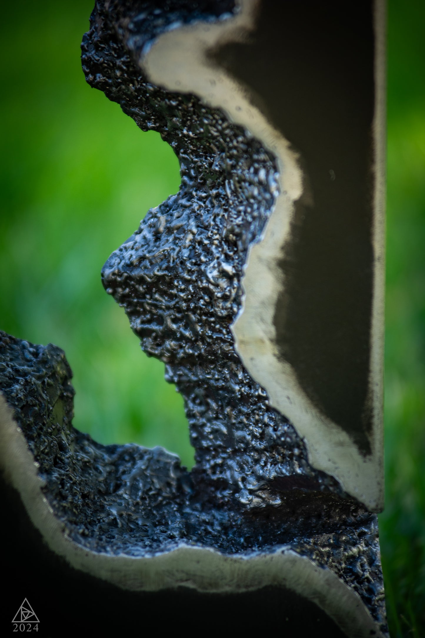 Erosion 2 - Abstract metal sculpture