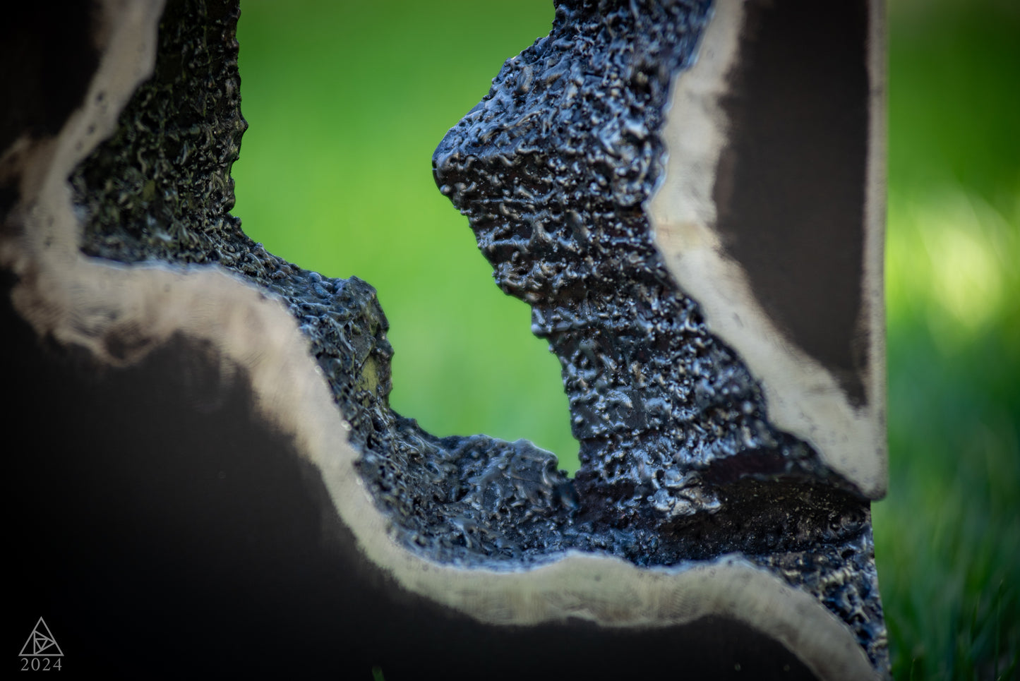 Erosion 2 - Abstract metal sculpture