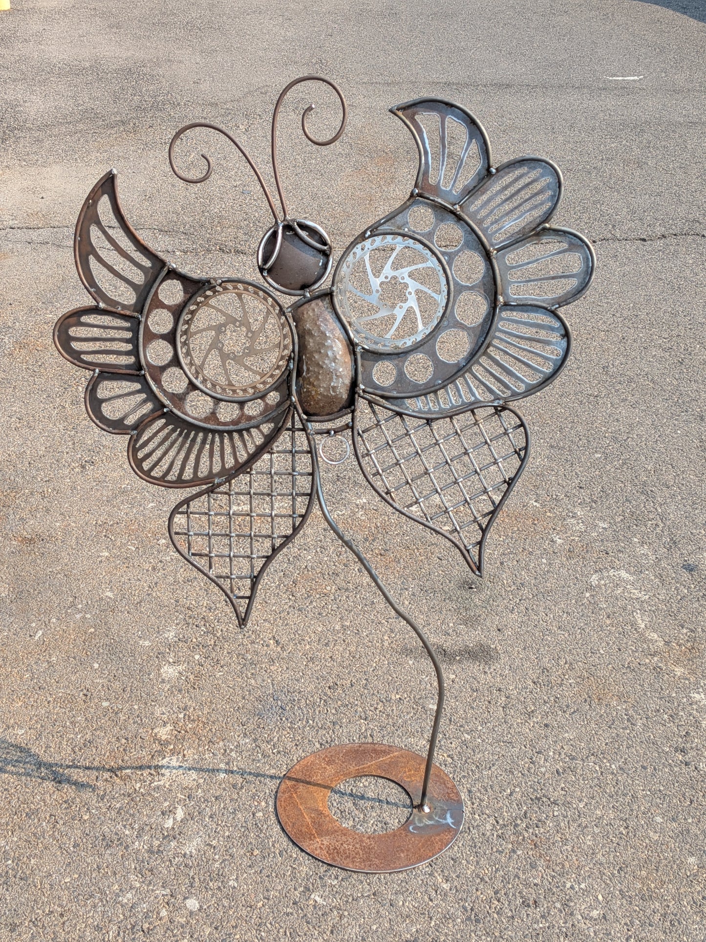 Butterfly in Madhubani style - Modern indoor/outdoor decor