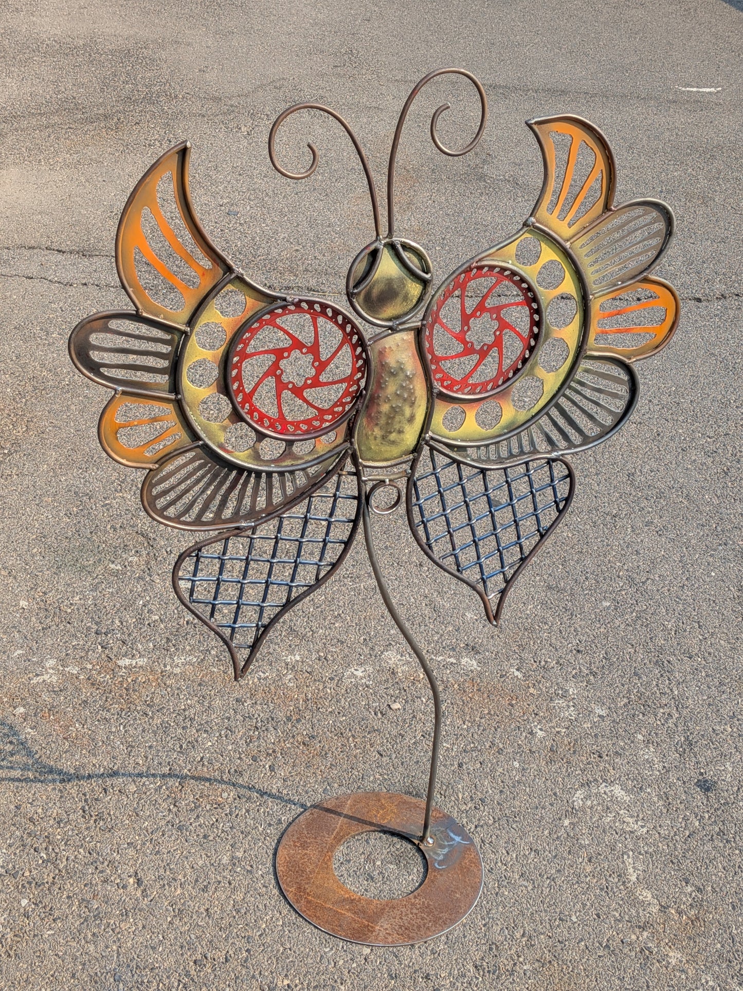 Butterfly in Madhubani style - Modern indoor/outdoor decor