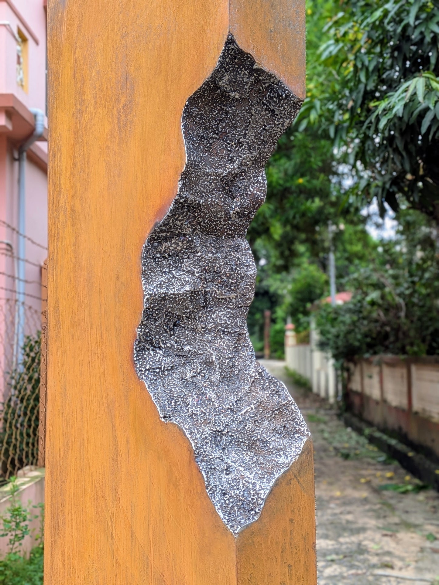 Erosion4 - Abstract metal sculpture