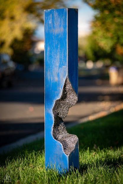 Erosion - Abstract metal sculpture