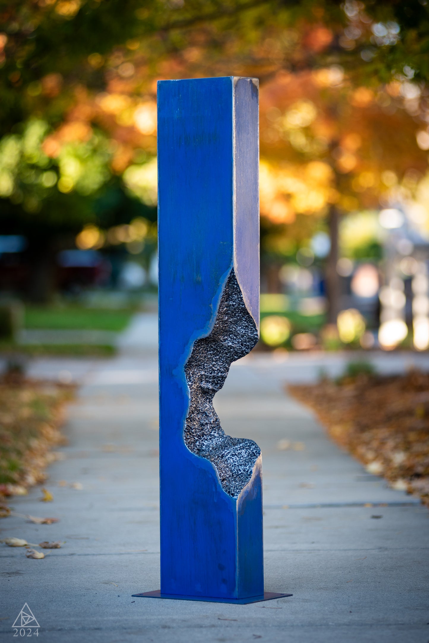 Erosion - Abstract metal sculpture