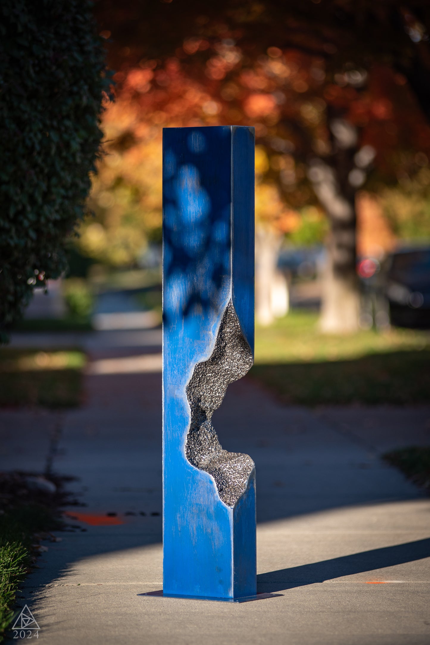 Erosion - Abstract metal sculpture