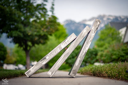 Inevitable - Abstract metal sculpture