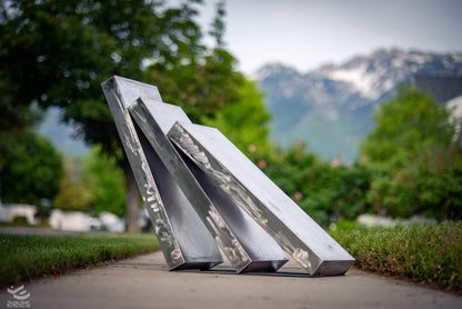 Inevitable - Abstract metal sculpture