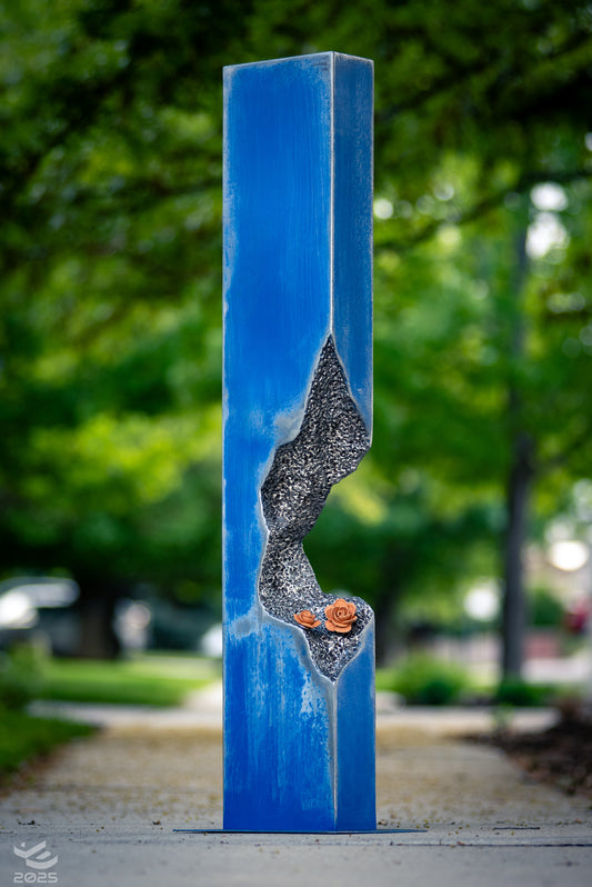 Regeneration - Abstract metal sculpture