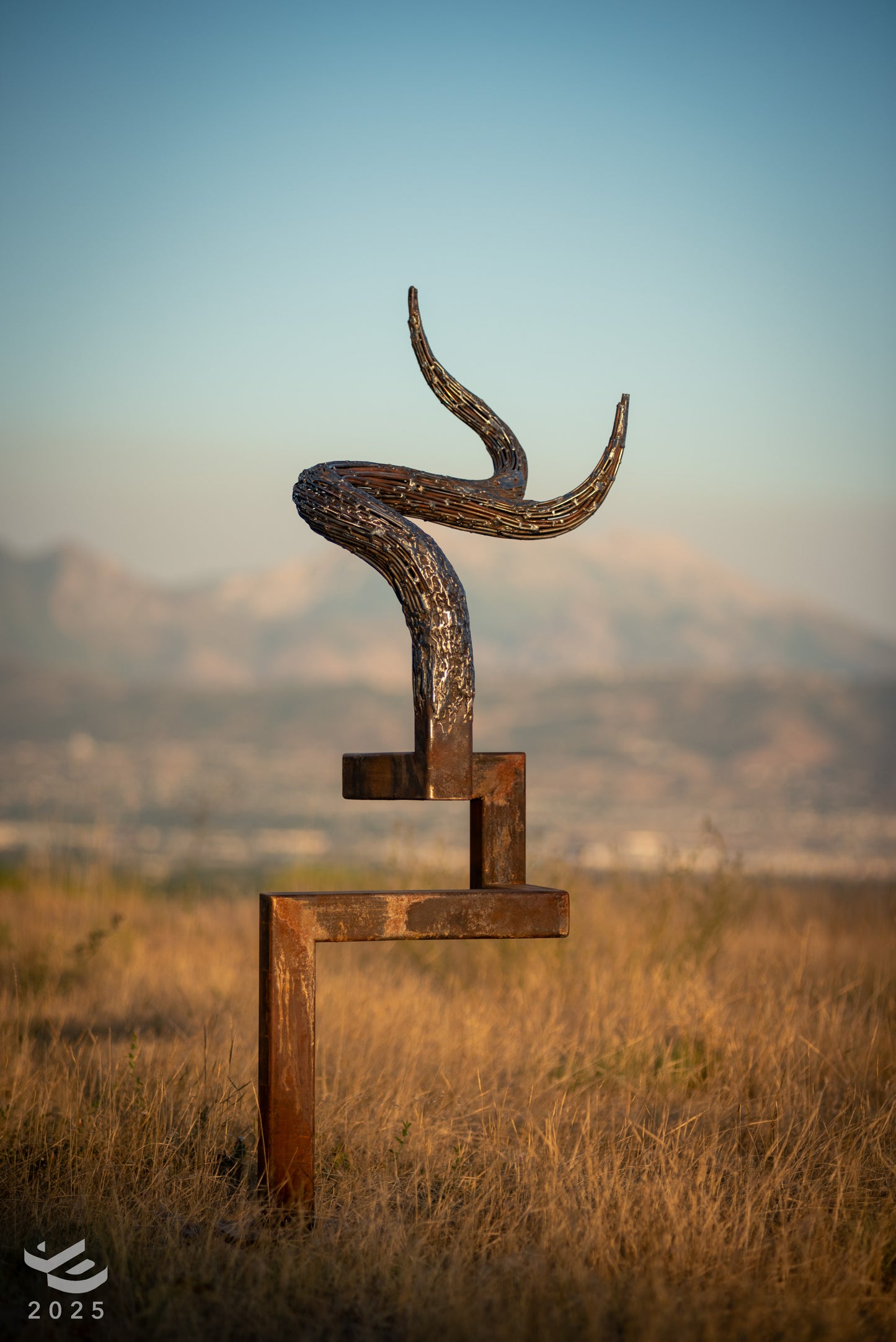Captivity to Freedom: Abstract conceptual work. Modern outdoor decor.