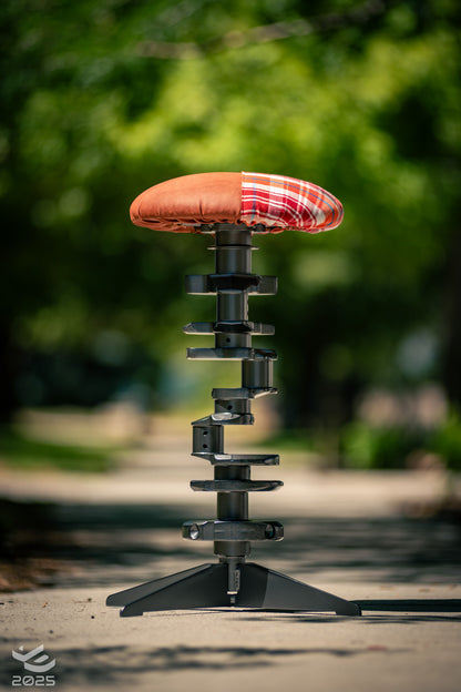 Crankshaft Stool - For man caves and auto enthusiasts. Artistic furniture.