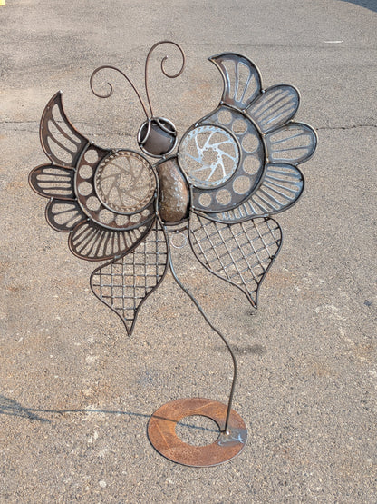 Butterfly in Madhubani style - Modern indoor/outdoor decor
