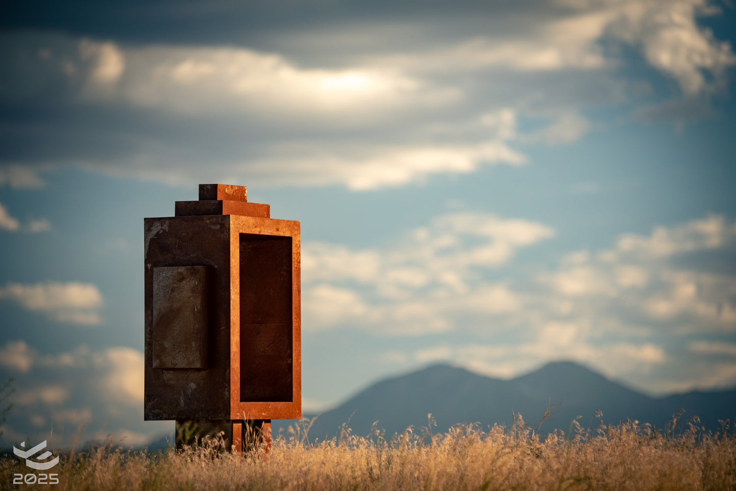 The Eternal Buddha - Abstract metal sculpture