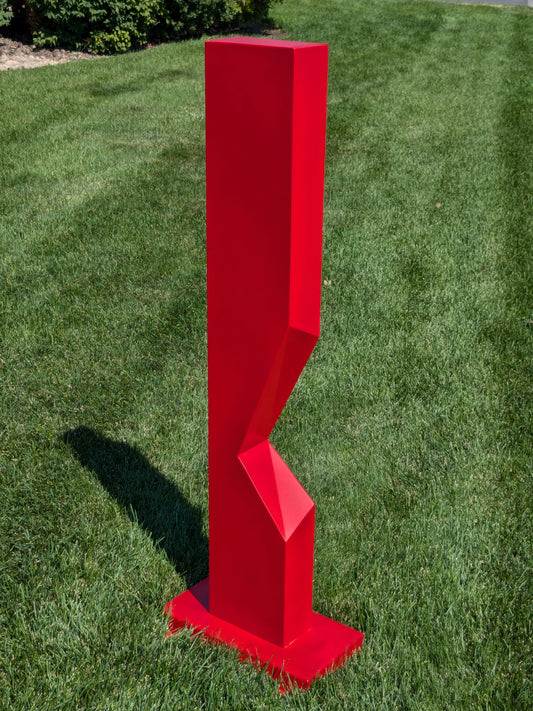 Erosion 3 - Abstract metal sculpture