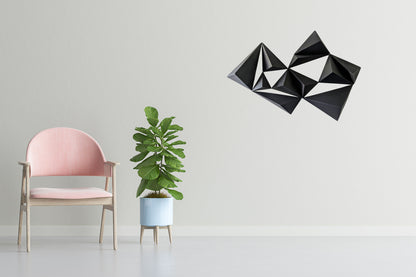 Mountain range - Metal sculpture interior wall decor